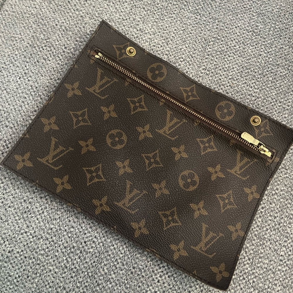 Louis Vuitton Monogram Randonnee Wristlet Pouch Insert Clutch
